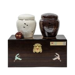 Cao Hắc Sâm Đông Trùng Hạ Thảo Achimmadang Hàn Quốc Hộp 2 Lọ x 500g (Mẫu 2)