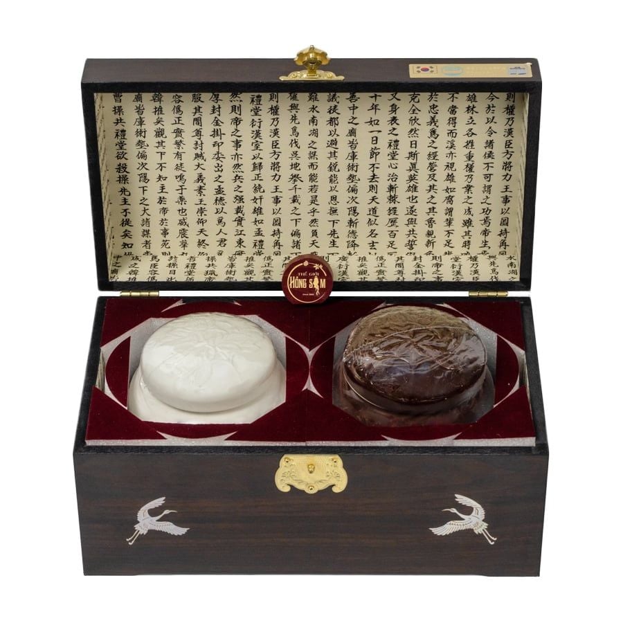 Cao Hắc Sâm Đông Trùng Hạ Thảo Achimmadang Hàn Quốc Hộp 2 Lọ x 500g (Mẫu 2)