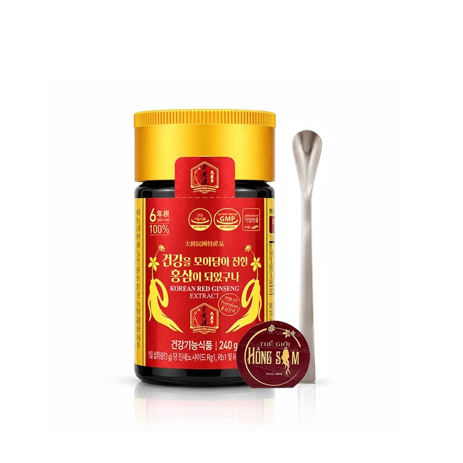 Cao Hồng Sâm Nguyên Chất Premium Daedong Hàn Quốc Hộp 1 Lọ 240g
