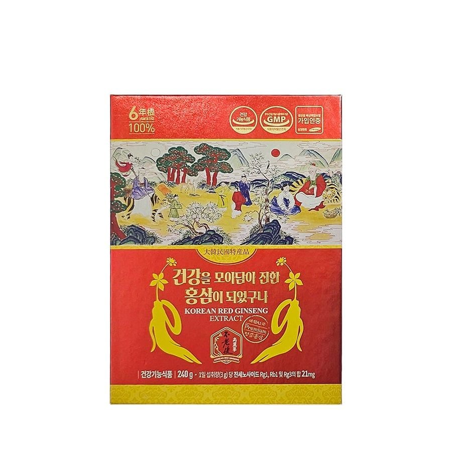 Cao Hồng Sâm Nguyên Chất Premium Daedong Hàn Quốc Hộp 1 Lọ 240g