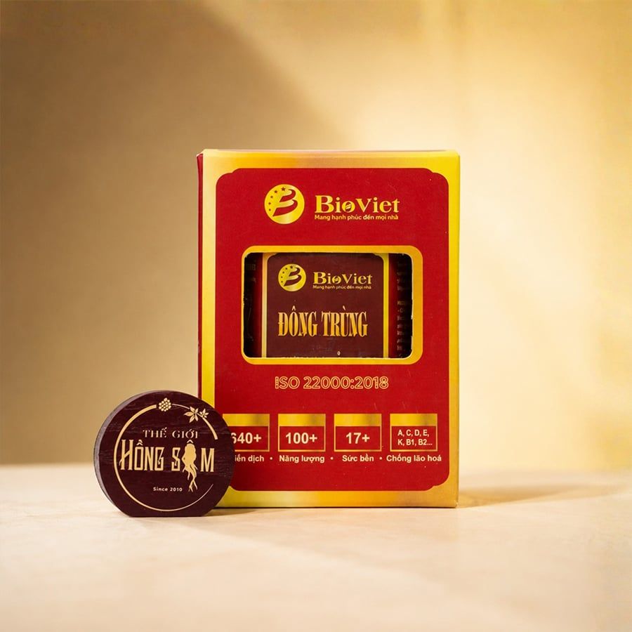 Đông Trùng Hạ Thảo Khô Sấy Thăng Hoa BioViet Hộp 10g