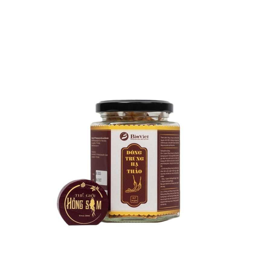 Đông Trùng Hạ Thảo Khô Sấy Thăng Hoa BioViet Hộp 10g
