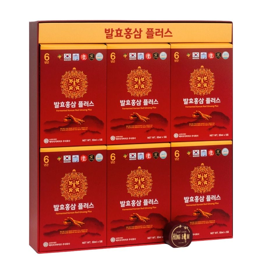 Nước Hồng Sâm Lên Men Hàn Quốc Ginseng King Hộp 30 Gói x 50ml