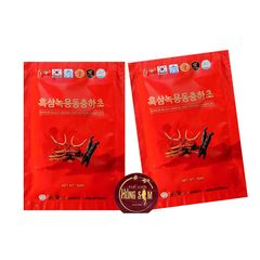 Nước Hắc Sâm Nhung Hươu Đông Trùng Hạ Thảo Ginseng King Hộp 30 Gói x 50ml