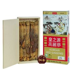 Hồng Sâm Củ Khô KGS Hàn Quốc Hộp Thiếc 300g Củ Trung (21 - 30 củ)