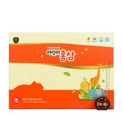Nước Hồng Sâm Hàn Quốc Cho Bé Red Ginseng Kids HG Bio Hộp 30 Gói x 15ml