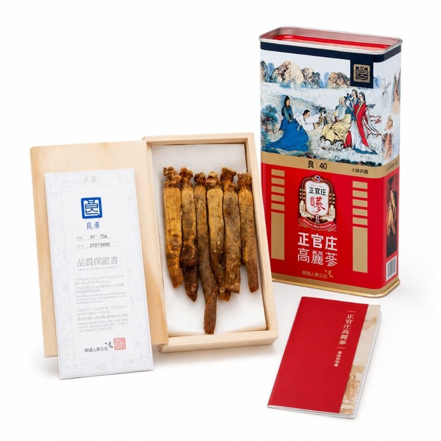Hồng Sâm Khô 75gr KGC 6 củ Hàn Quốc