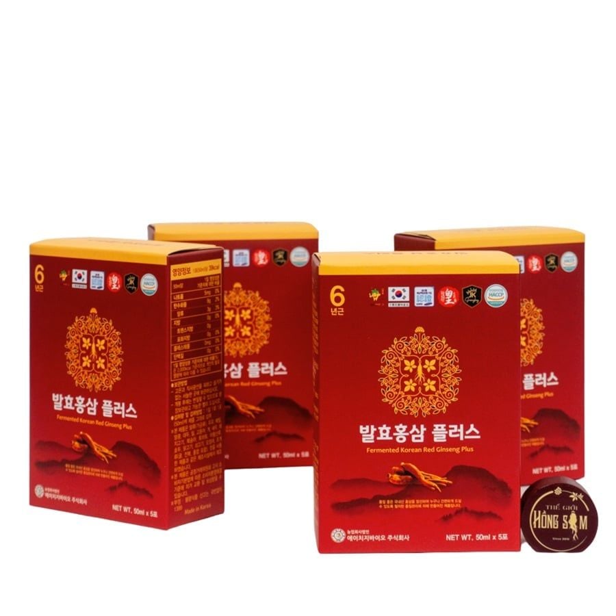 Nước Hồng Sâm Lên Men Hàn Quốc Ginseng King Hộp 30 Gói x 50ml