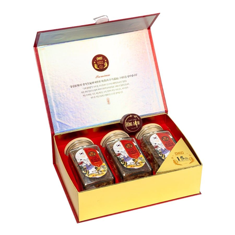 Hồng Sâm Thái Lát Cao Cấp DKG - 3 Lọ/Hộp (100g/Lọ)