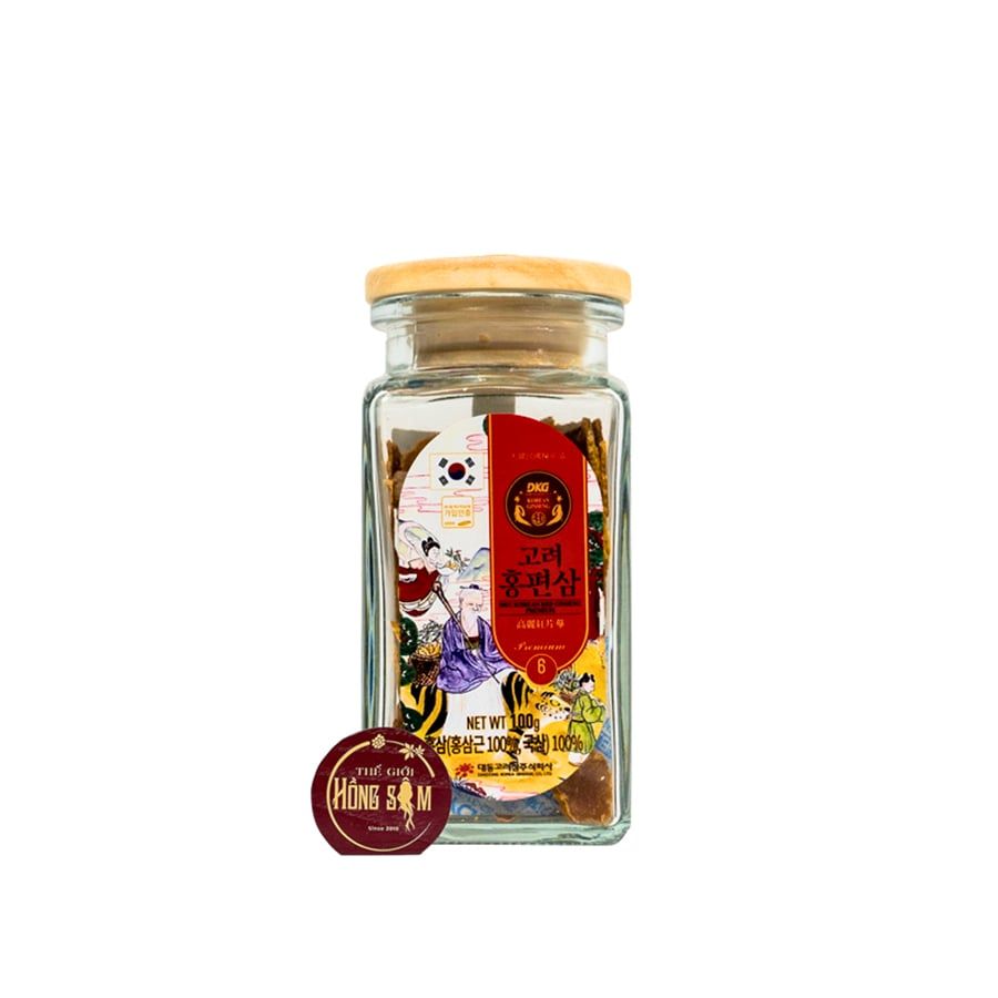 Hồng Sâm Thái Lát Cao Cấp DKG - 3 Lọ/Hộp (100g/Lọ)