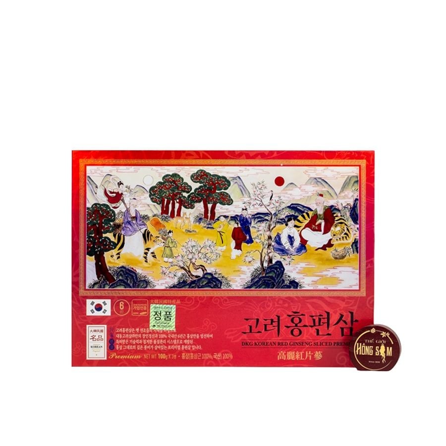Hồng Sâm Thái Lát Cao Cấp DKG - 3 Lọ/Hộp (100g/Lọ)