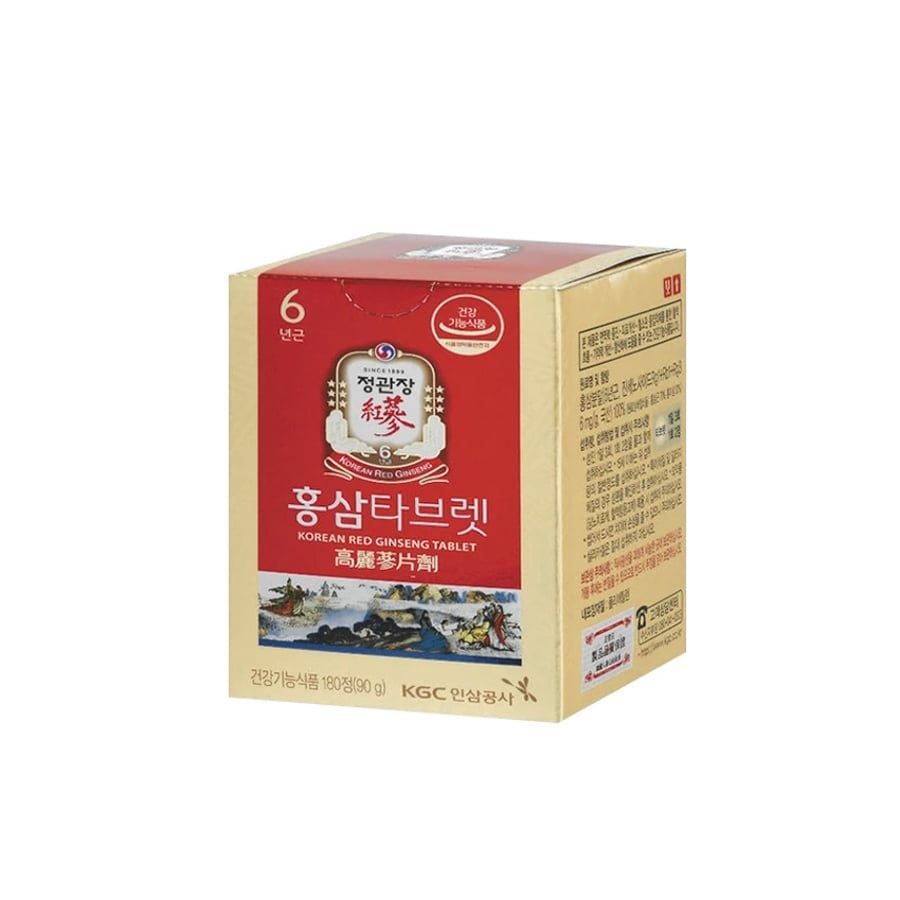 Hộp 180 Viên Hồng Sâm KGC Korean Red Ginseng Tablet Hàn Quốc (90g)