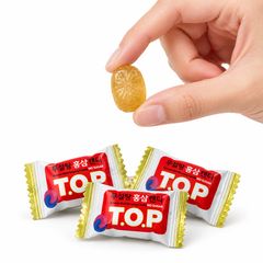 Kẹo Hồng Sâm Không Đường T.O.P Daesan Hàn Quốc Gói 500g