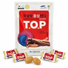 Kẹo Hồng Sâm Không Đường T.O.P Daesan Hàn Quốc Gói 500g