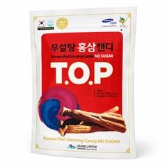 Kẹo Hồng Sâm Không Đường T.O.P Daesan Hàn Quốc Gói 500g