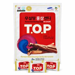 Kẹo Hồng Sâm Không Đường T.O.P Daesan Hàn Quốc Gói 500g
