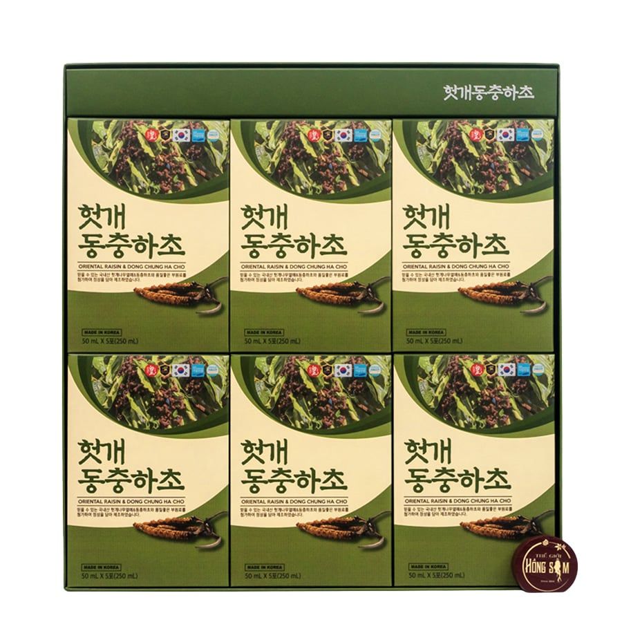 Nước Mát Gan Đông Trùng Hạ Thảo KGF Hộp 30 Gói x 50ml