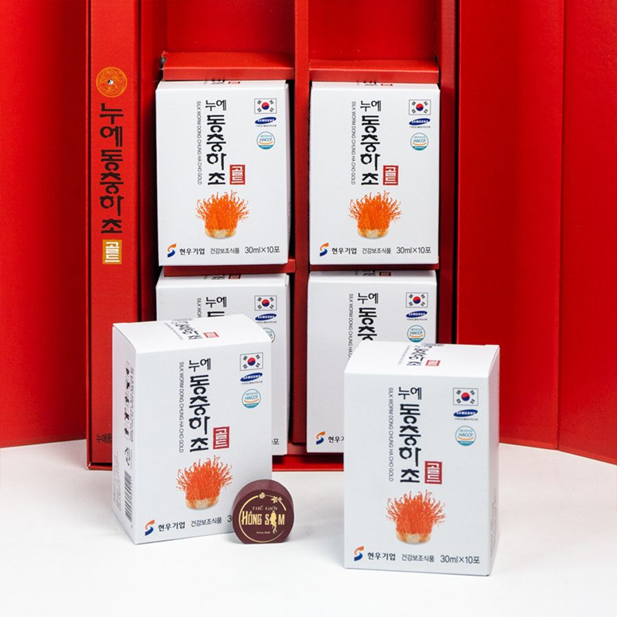 Tinh Chất Đông Trùng Hạ Thảo Nongzinsicphum Hàn Quốc Hộp 30 Gói x 60ml