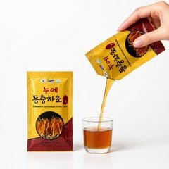 Nước Đông Trùng Hạ Thảo Gold Pocheon KLM Hộp Gỗ 60 Gói x 30ml
