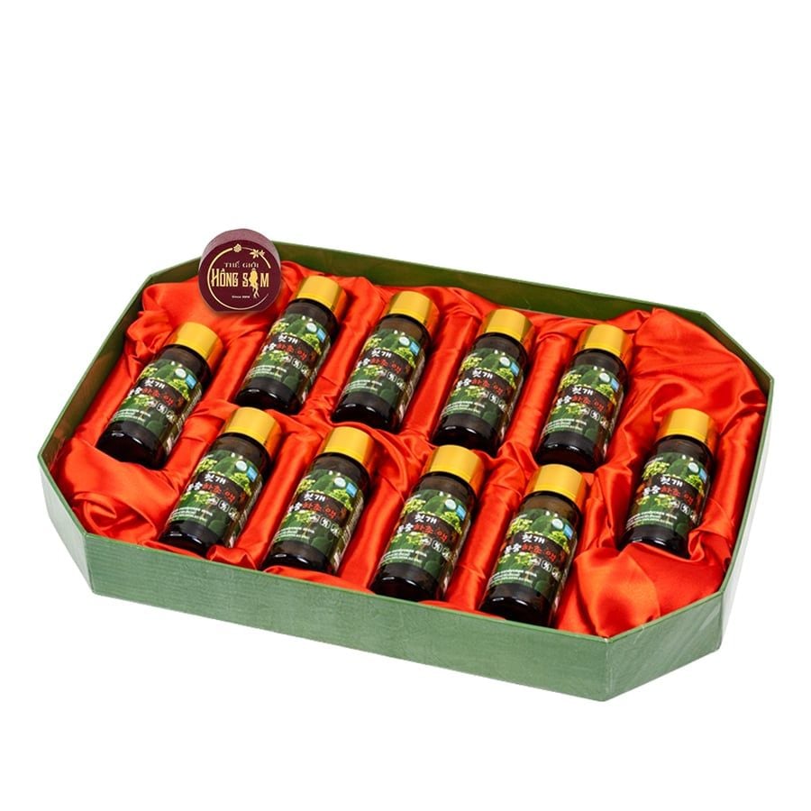 Nước Mát Gan Đông Trùng Hạ Thảo Well Bio Hộp 10 Chai x 100ml