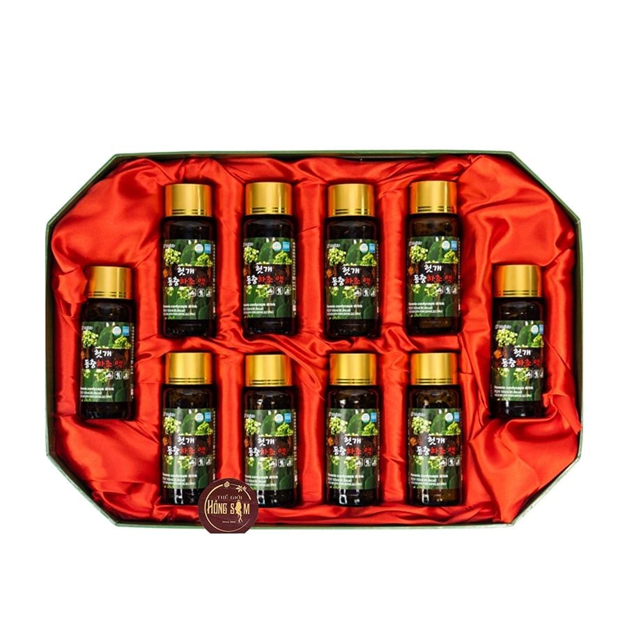 Nước Mát Gan Đông Trùng Hạ Thảo Well Bio Hộp 10 Chai x 100ml