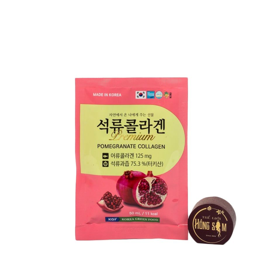 Nước Ép Lựu Premium Pomegranate Collagen KGF 50ml x 20 Gói