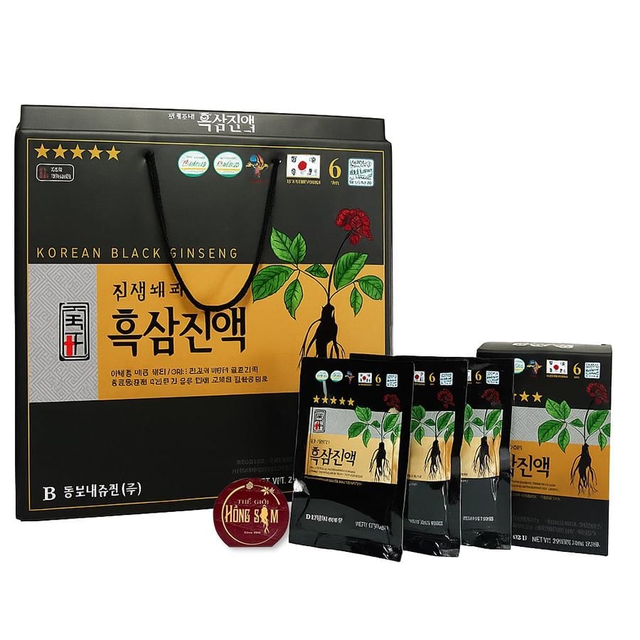 Nước Hắc Sâm Daesan Hộp 30 Gói x 70ml