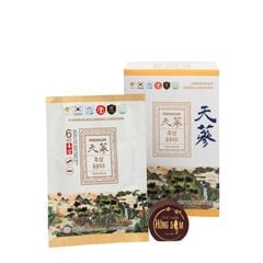 Nước Hắc Sâm Đông Trùng Hạ Thảo Ginseng King Premium Hộp 50ml x 60 Gói