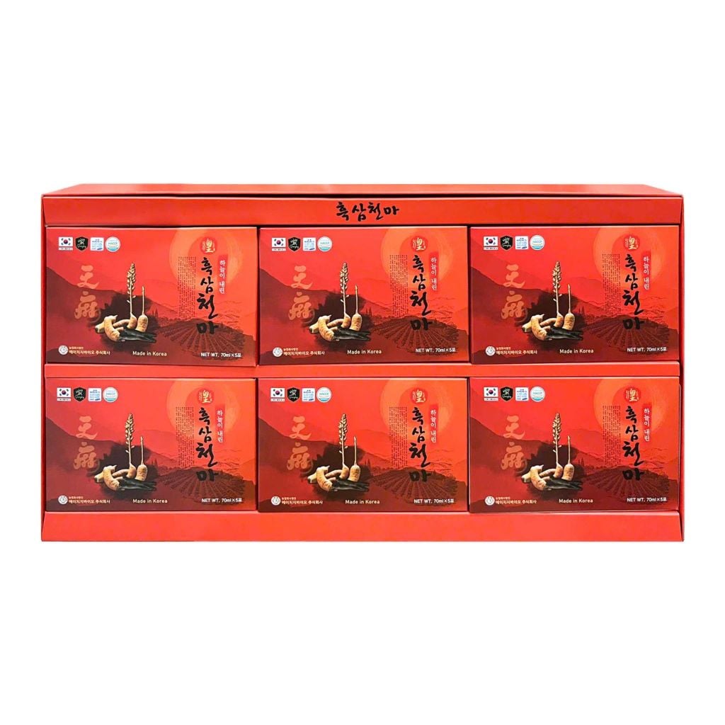 Nước Hắc Sâm Thiên Ma Hộp 30 Gói x 70ml