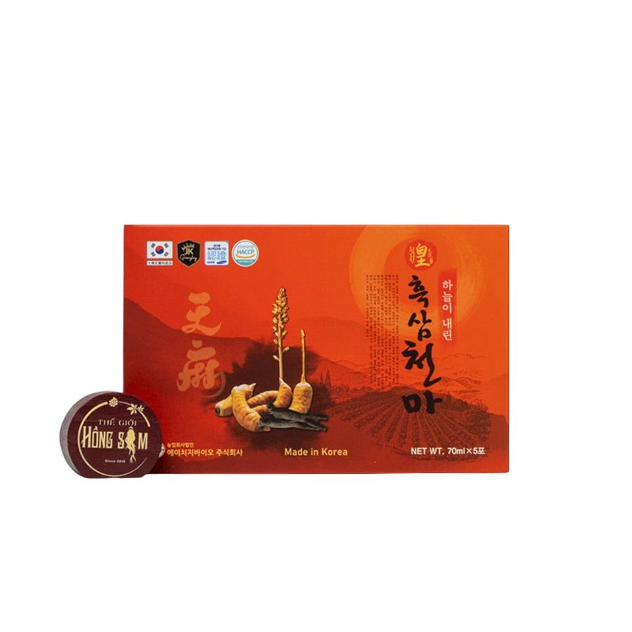 Nước Hắc Sâm Thiên Ma Hộp 30 Gói x 70ml