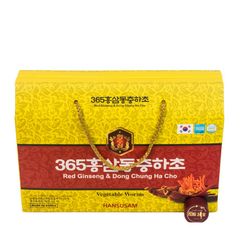 Nước Hồng Sâm Đông Trùng Hạ Thảo 365 Hansusam Hộp 20 gói x 70ml