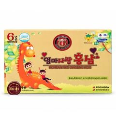 Nước Hồng Sâm Cho Bé Hươu Cao Cổ Pocheon Hộp 30 Gói x 20ml