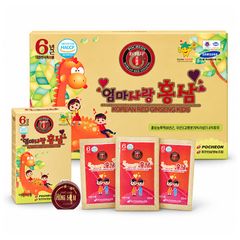 Nước Hồng Sâm Cho Bé Hươu Cao Cổ Pocheon Hộp 30 Gói x 20ml