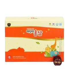 Nước Hồng Sâm Hàn Quốc Cho Bé Red Ginseng Kids HG Bio Hộp 30 Gói x 15ml