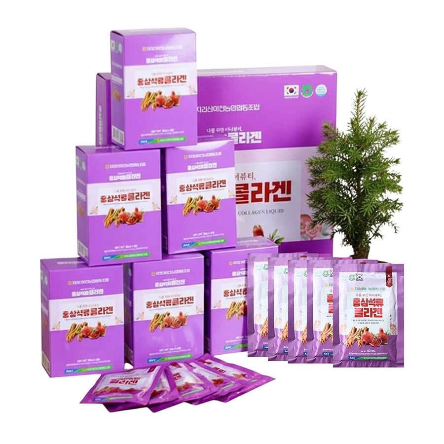 Nước Hồng Sâm Cho Nữ Collagen Lựu Hàn Quốc Hộp 30 Gói x 50ml