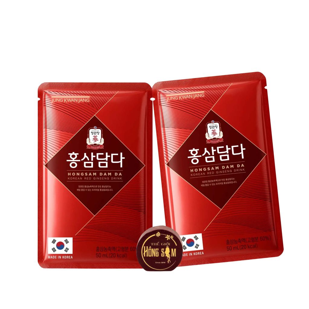 Nước Hồng Sâm Dam Da KGC Hộp 50ml x 30 Gói