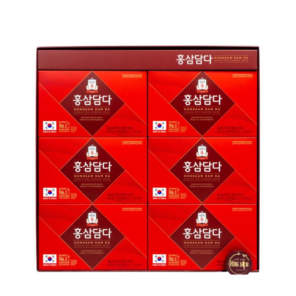 Nước Hồng Sâm Dam Da KGC Hộp 50ml x 30 Gói
