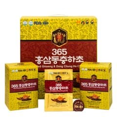 Nước Hồng Sâm Đông Trùng Hạ Thảo 365 Hansusam Hộp 60 gói x 50ml