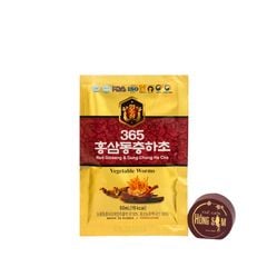 Nước Hồng Sâm Đông Trùng Hạ Thảo 365 Hansusam Hộp 60 gói x 50ml
