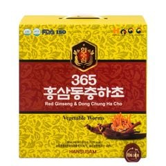 Nước Hồng Sâm Đông Trùng Hạ Thảo 365 Hansusam Hộp 60 gói x 50ml