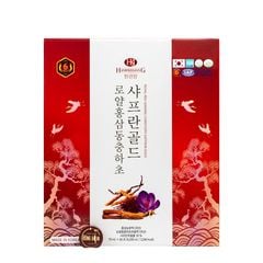 Nước Hồng Sâm Gold Đông Trùng Hạ Thảo Saffron Hộp 60 Gói x 70ml