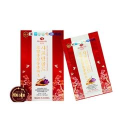 Nước Hồng Sâm Gold Đông Trùng Hạ Thảo Saffron Hộp 60 Gói x 70ml