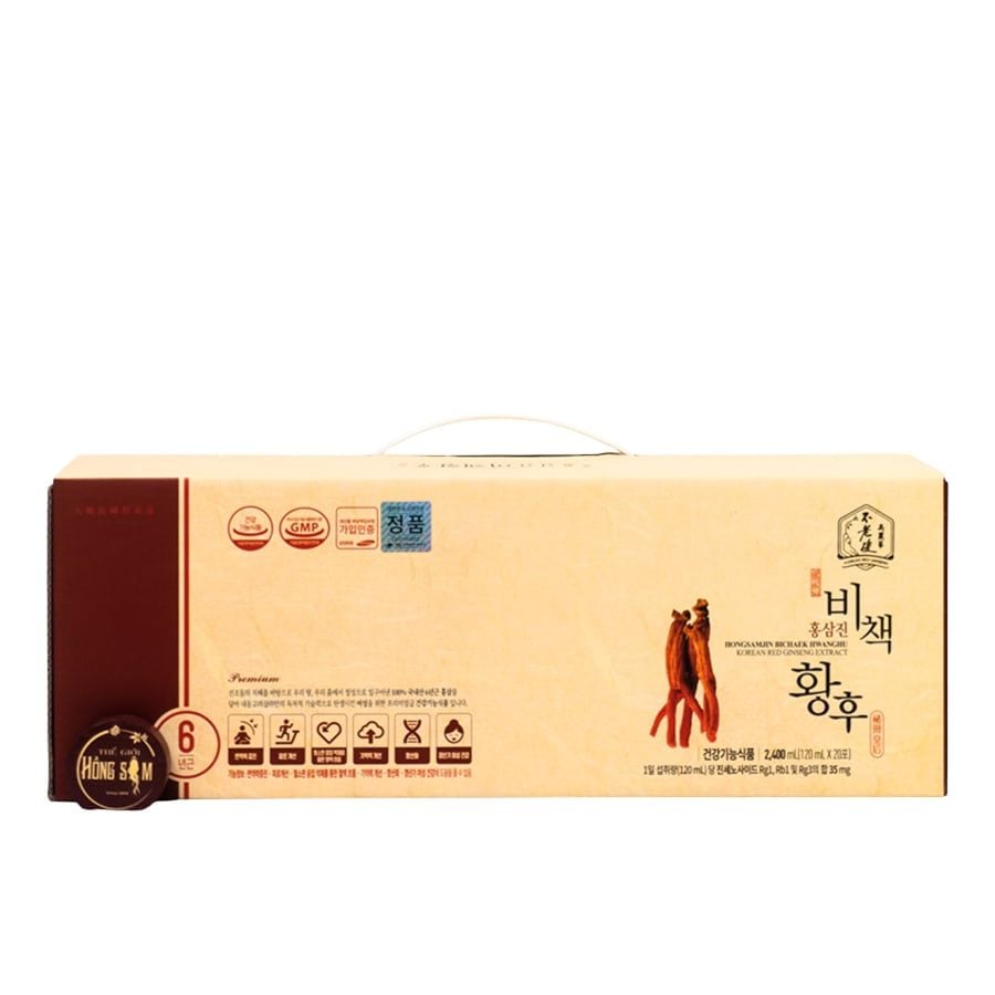 Nước Hồng Sâm Hoàng Hậu Daedong Hàn Quốc Hộp 20 Gói x 120ml