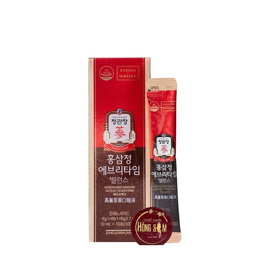 Nước Hồng Sâm KGC Extract Everytime Balance 10ml x 20 Gói