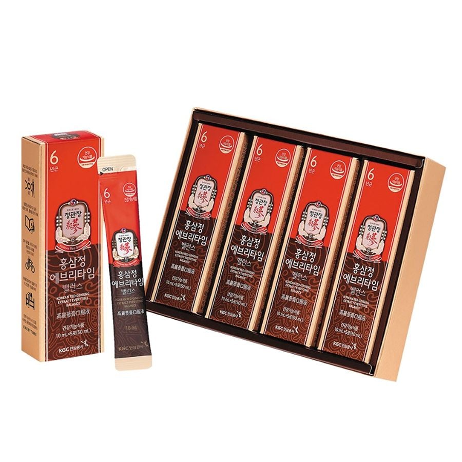 Nước Hồng Sâm KGC Extract Everytime Balance 10ml x 20 Gói