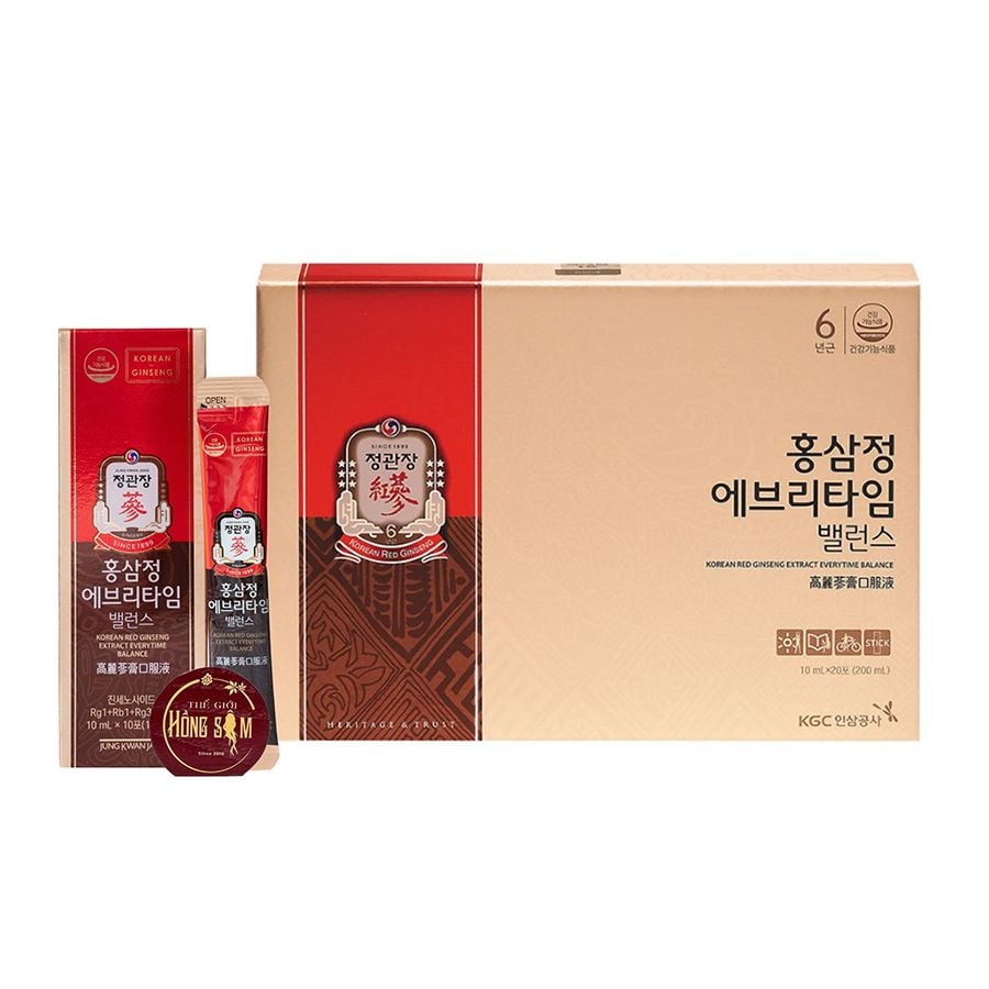 Nước Hồng Sâm KGC Extract Everytime Balance 10ml x 20 Gói