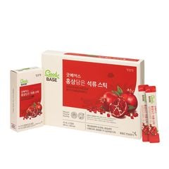Nước Hồng Sâm Cho Nữ KGC Goodbase Vị Lựu Đỏ Hộp 30 Gói x 10ml