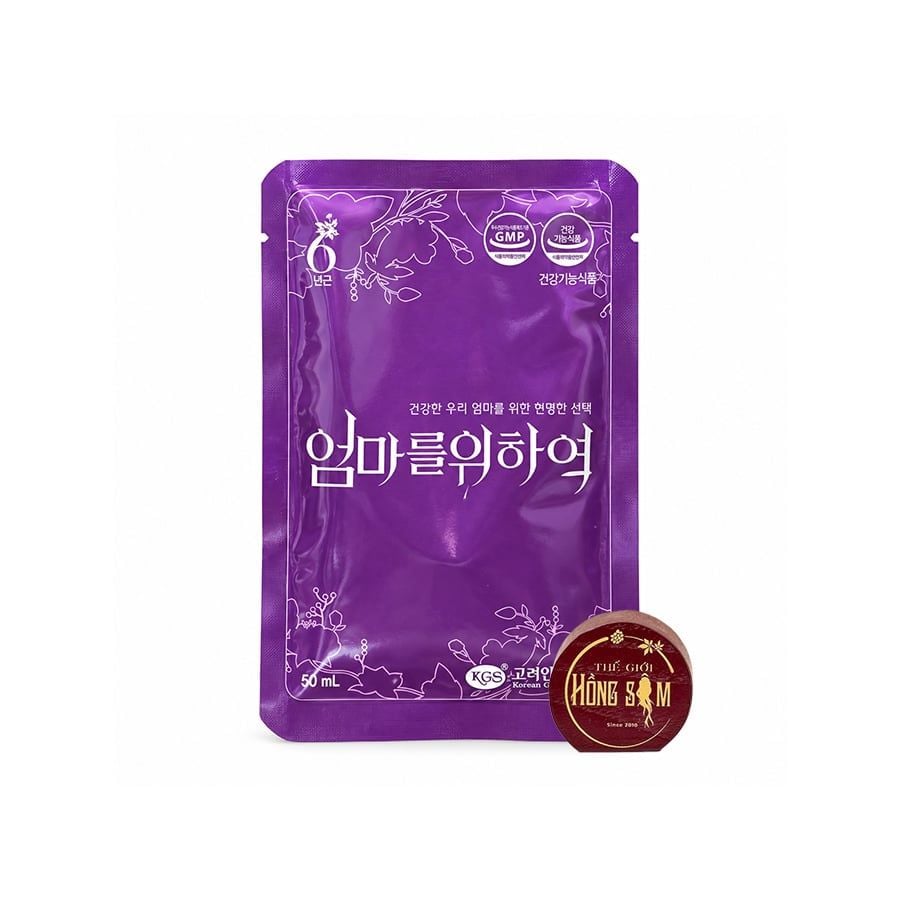 Nước Hồng Sâm Cho Nữ KGS Hàn Quốc Hộp 30 Gói x 50ml