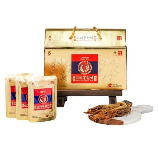 Nước Hồng Sâm KGS Red Tonic Hộp 20 Gói x 80ml Chính Hãng Hàn Quốc
