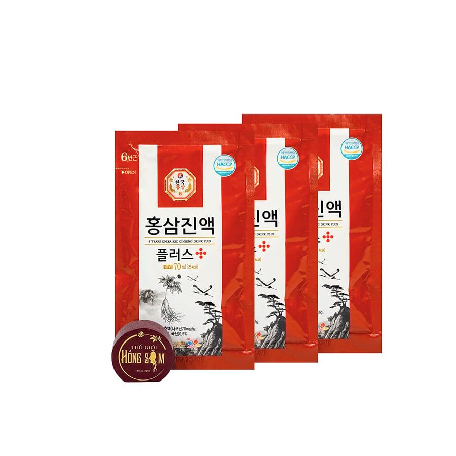 Nước Hồng Sâm Kumsam Natural Hàn Quốc Hộp 30 Gói x 70ml